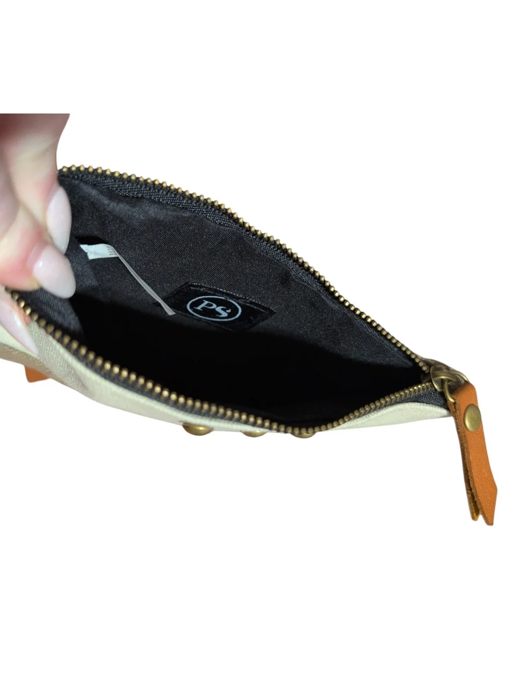 Pretty Simple Canvas Wristlet W/ Western Embroidery Bedazzled Horse Crossbody